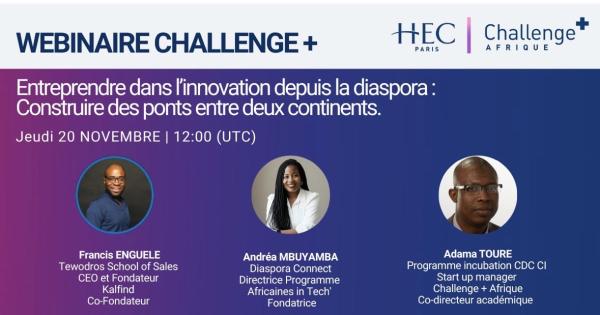 sortie à JOUY EN JOSAS, Yvelines. ENTREPRENDRE DANS L’INNOVATION DEPUIS LA DIASPORA Sortir à JOUY EN JOSAS(Yvelines). JOUY EN JOSAS.