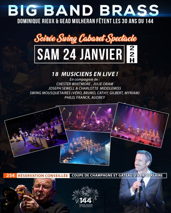 sortie à TOULOUSE, Haute Garonne. BIG BAND BRASS FÊTE LES 30 ANS DU 144 Sortir à TOULOUSE(Haute Garonne). TOULOUSE.