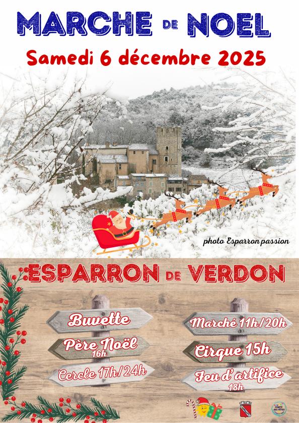 sortie à ESPARRON DE VERDON, Alpes de Hte Provence. MARCHÉ DE NOËL Sortir à ESPARRON DE VERDON(Alpes de Hte Provence). ESPARRON DE VERDON.
