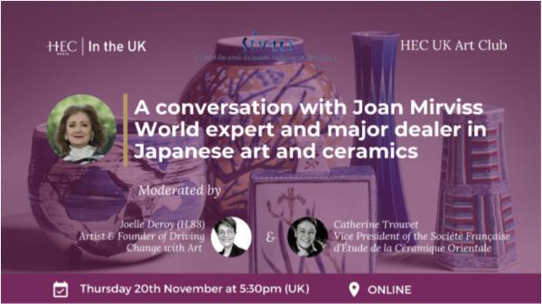 sortie à PARIS, Paris. UNE CONVERSATION AVEC JOAN MIRVISS Sortir à PARIS(Paris). PARIS.