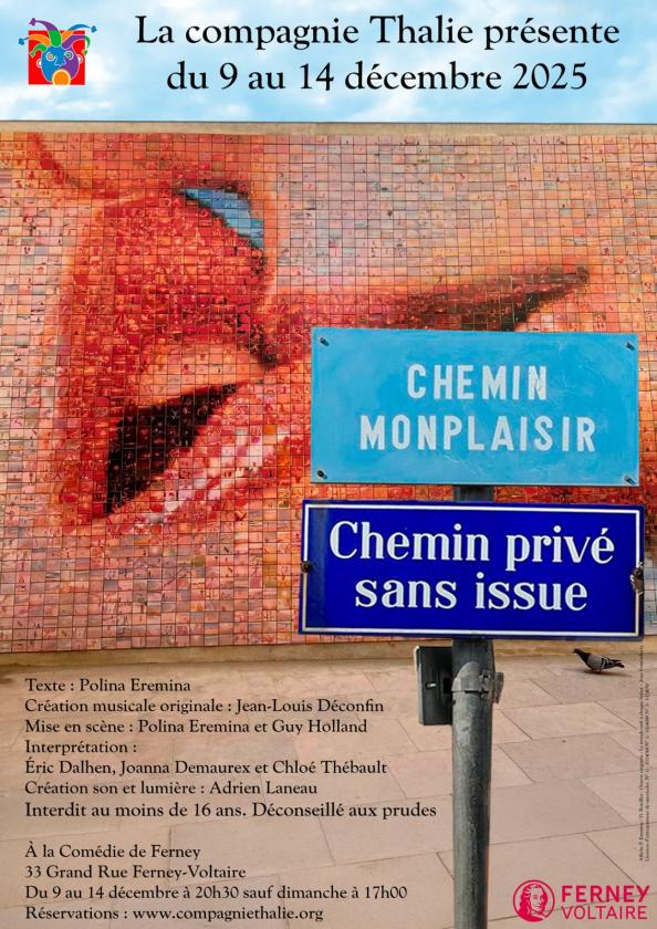 sortie à FERNEY VOLTAIRE, Ain. CHEMIN MONPLAISIR, CHEMIN PRIVÉ SANS ISSUE Sortir à FERNEY VOLTAIRE(Ain). FERNEY VOLTAIRE.