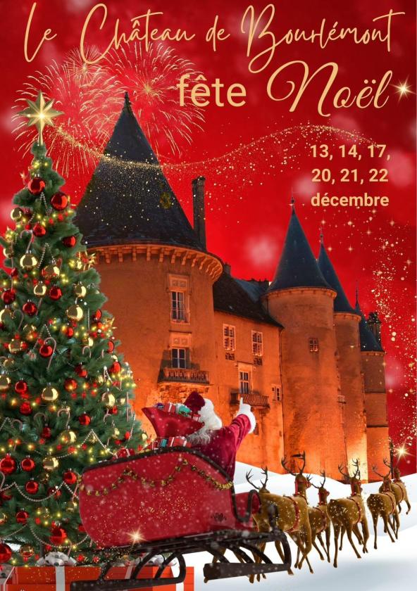 sortie à FREBECOURT, Vosges. LE CHÂTEAU DE BOURLÉMONT FÊTE NOËL Sortir à FREBECOURT(Vosges). FREBECOURT.