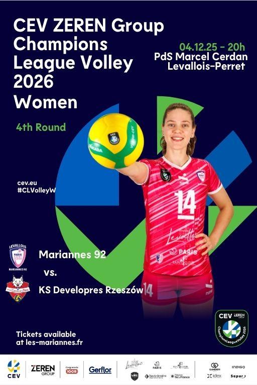 sortie à LEVALLOIS PERRET, Hauts de Seine. CHAMPIONS LEAGUE - MARIANNES92 VS RZESZOW Sortir à LEVALLOIS PERRET(Hauts de Seine). LEVALLOIS PERRET.