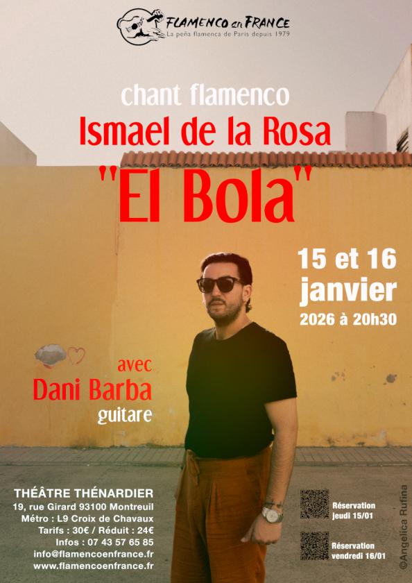 sortie à MONTREUIL, Seine Saint Denis. RÉCITAL FLAMENCO AVEC ISMAEL DE LA ROSA Sortir à MONTREUIL(Seine Saint Denis). MONTREUIL.
