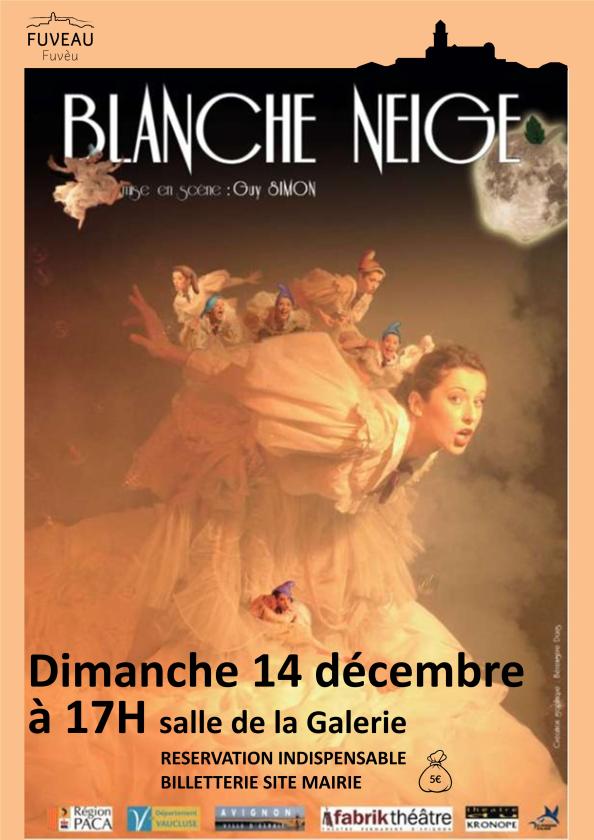 sortie à FUVEAU, Bouches du Rhône. BLANCHE NEIGE - THEATRE DU KRONOPE Sortir à FUVEAU(Bouches du Rhône). FUVEAU.
