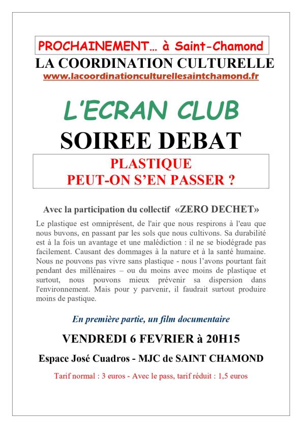 sortie à ST CHAMOND, Loire. PLASTIQUE, PEUT-ON S'EN PASSER ? Sortir à ST CHAMOND(Loire). ST CHAMOND.