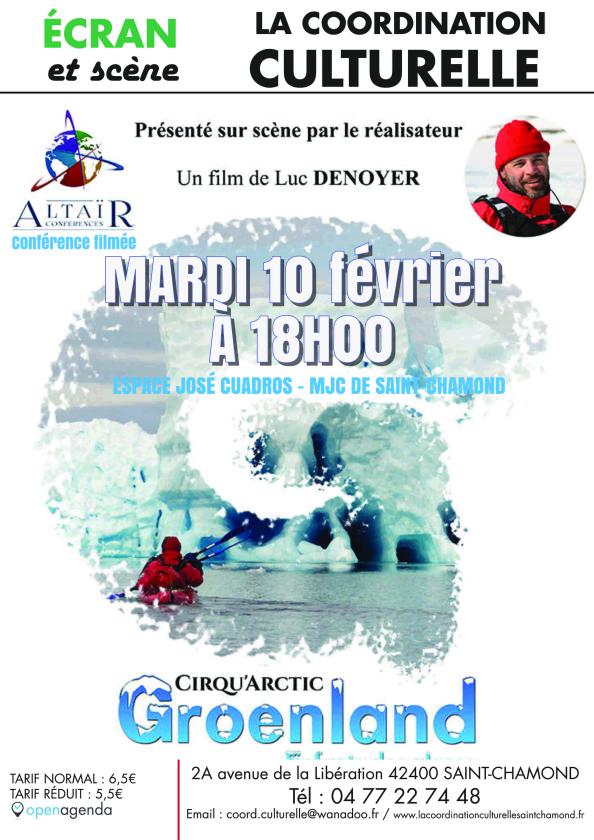 sortie à ST CHAMOND, Loire. CIRQU'ARCTIC GROËNLAND, LES ENFANTS DES GLACES Sortir à ST CHAMOND(Loire). ST CHAMOND.