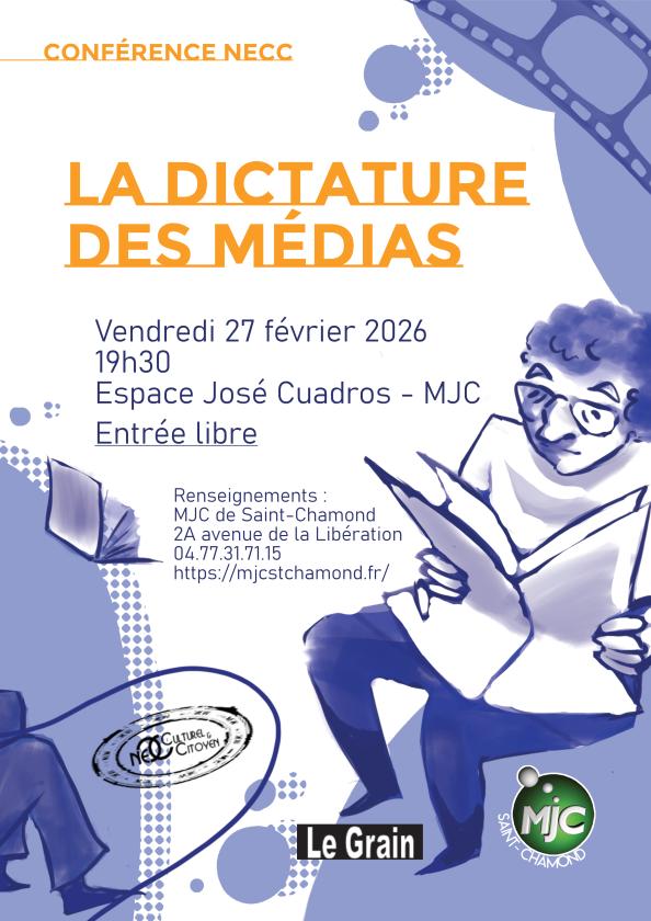 sortie à ST CHAMOND, Loire. LA DICTATURE DES MÉDIAS Sortir à ST CHAMOND(Loire). ST CHAMOND.