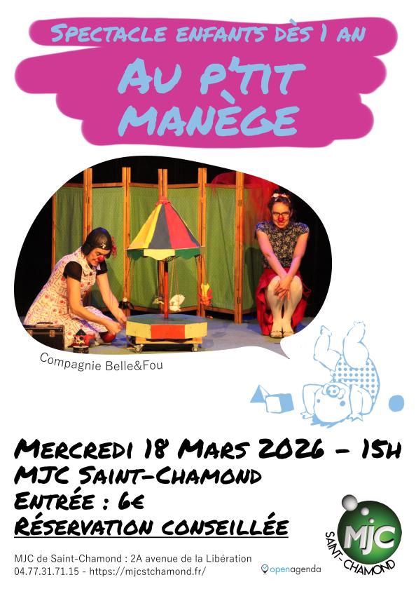 sortie à ST CHAMOND, Loire. AU P'TIT MANÈGE Sortir à ST CHAMOND(Loire). ST CHAMOND.