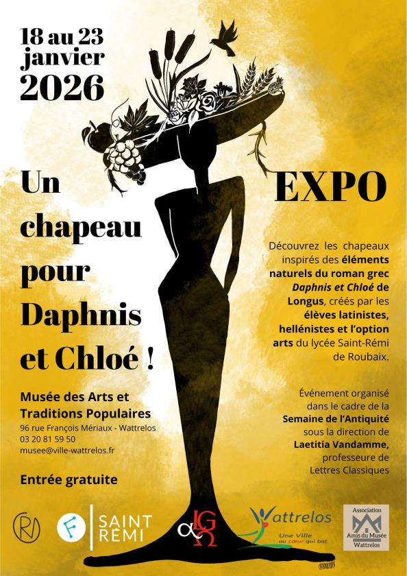 sortie à WATTRELOS, Nord. "UN CHAPEAU POUR DAPHNIS ET CHLOÉ" Sortir à WATTRELOS(Nord). WATTRELOS.