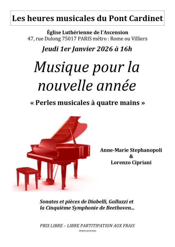 sortie à PARIS, Paris. CONCERT POUR LA NOUVELLE ANNÉE Sortir à PARIS(Paris). PARIS.