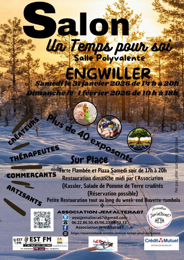 sortie à ENGWILLER, Bas Rhin. SALON "UN TEMPS POUR SOI" Sortir à ENGWILLER(Bas Rhin). ENGWILLER.