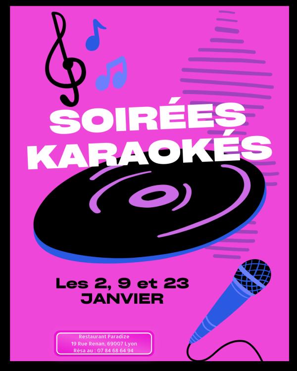 sortie à LYON, Rhône. KARAOKES DE JANVIER Sortir à LYON(Rhône). LYON.