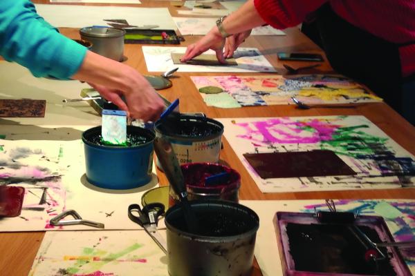 sortie à EPINAL, Vosges. ATELIER XYLOGRAVURE Sortir à EPINAL(Vosges). EPINAL.