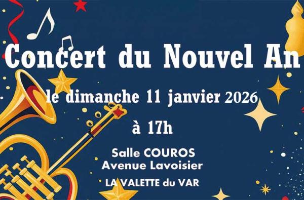 sortie à LA VALETTE DU VAR, Var. CONCERT DU NOUVEL AN – ORCHESTRE D’HARMONIE DE LA Sortir à LA VALETTE DU VAR(Var). LA VALETTE DU VAR.