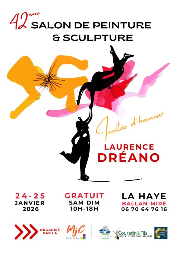 sortie à BALLAN MIRE, Indre et Loire. 42ÈME SALON DE PEINTURE ET SCULPTURE Sortir à BALLAN MIRE(Indre et Loire). BALLAN MIRE.