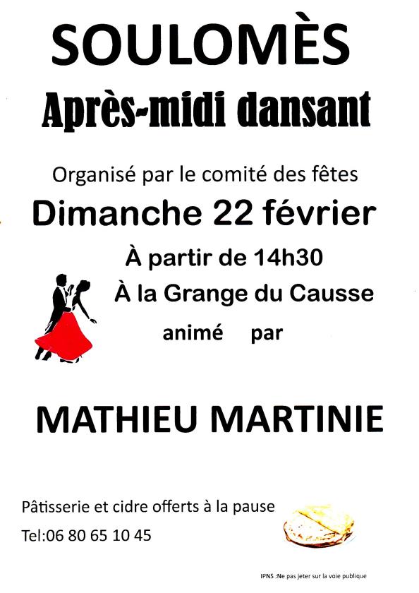 sortie à SOULOMES, Lot. BAL DE CARNAVAL Sortir à SOULOMES(Lot). SOULOMES.