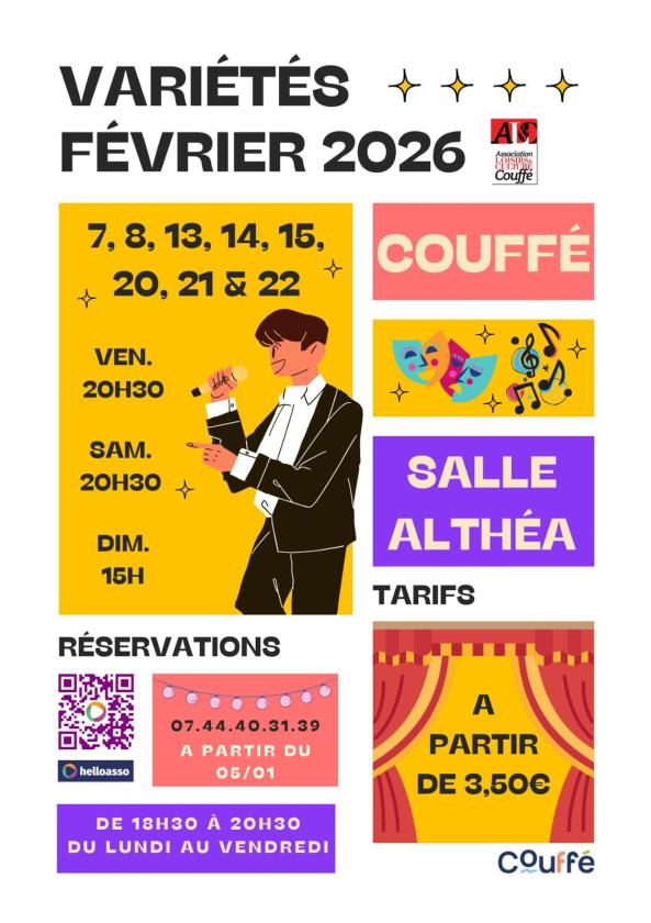 sortie à COUFFE, Loire Atlantique. LES VARIÉTÉS DE COUFFÉ- 41E ÉDITION Sortir à COUFFE(Loire Atlantique). COUFFE.