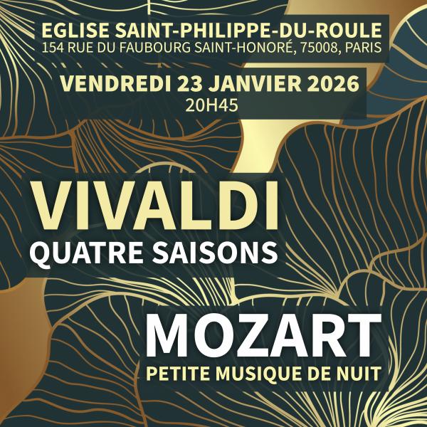 sortie à PARIS 08, Paris. VIVALDI - LES QUATRE SAISONS Sortir à PARIS 08(Paris). PARIS 08.