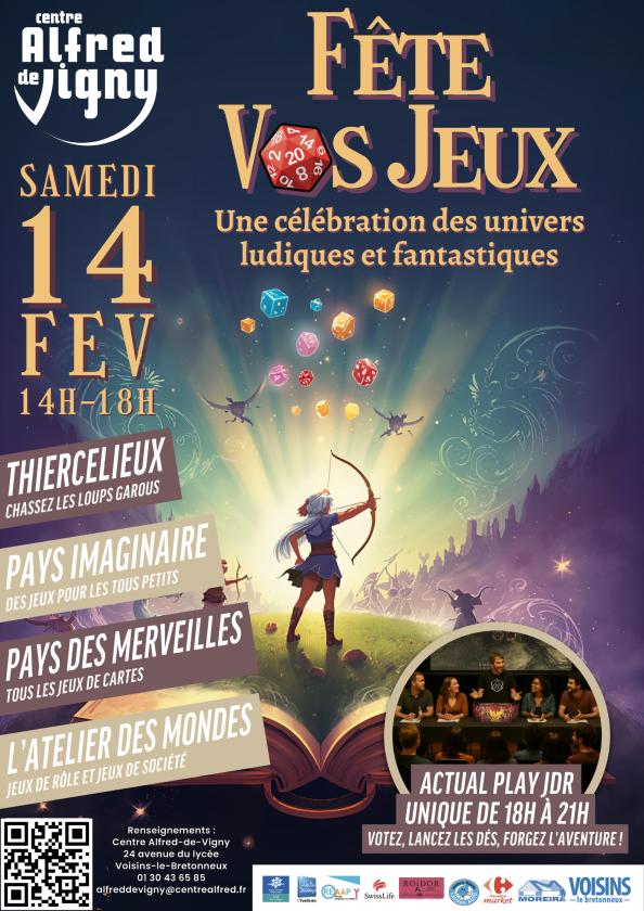sortie à VOISINS LE BRETONNEUX, Yvelines. FÊTE VOS JEUX - FESTIVAL DE JEUX Sortir à VOISINS LE BRETONNEUX(Yvelines). VOISINS LE BRETONNEUX.