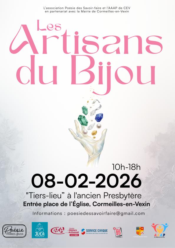 sortie à CORMEILLES EN VEXIN, Val d'oise. LES ARTISANS DU BIJOU Sortir à CORMEILLES EN VEXIN(Val d'oise). CORMEILLES EN VEXIN.