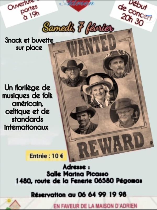 sortie à PEGOMAS, Alpes Maritimes. CONCERT AU PROFIT DE L'ASSOCIATION ADRIEN Sortir à PEGOMAS(Alpes Maritimes). PEGOMAS.