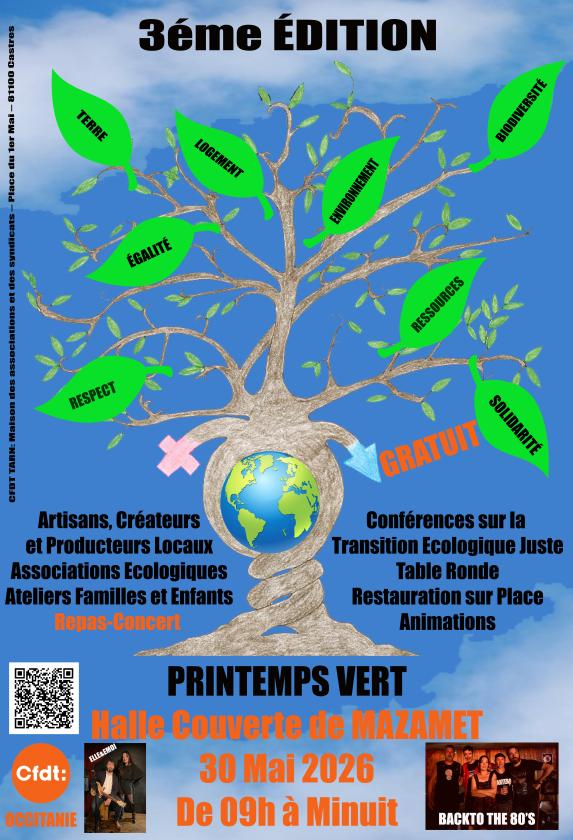 sortie à MAZAMET, Tarn. PRINTEMPS VERT Sortir à MAZAMET(Tarn). MAZAMET.