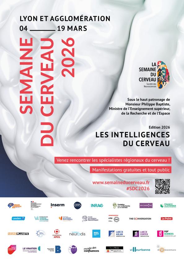 sortie à LYON, Rhône. SEMAINE DU CERVEAU 2026 Sortir à LYON(Rhône). LYON.