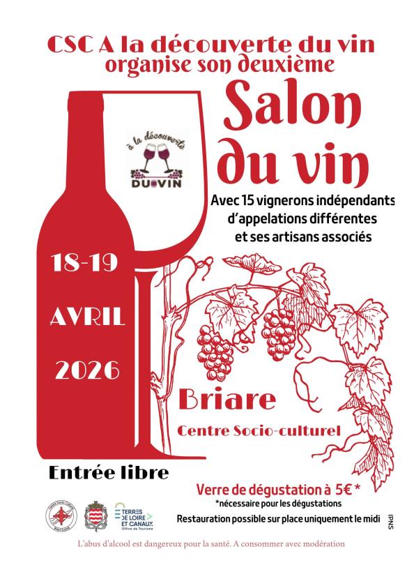 sortie à BRIARE, Loiret. SALON DU VIN Sortir à BRIARE(Loiret). BRIARE.