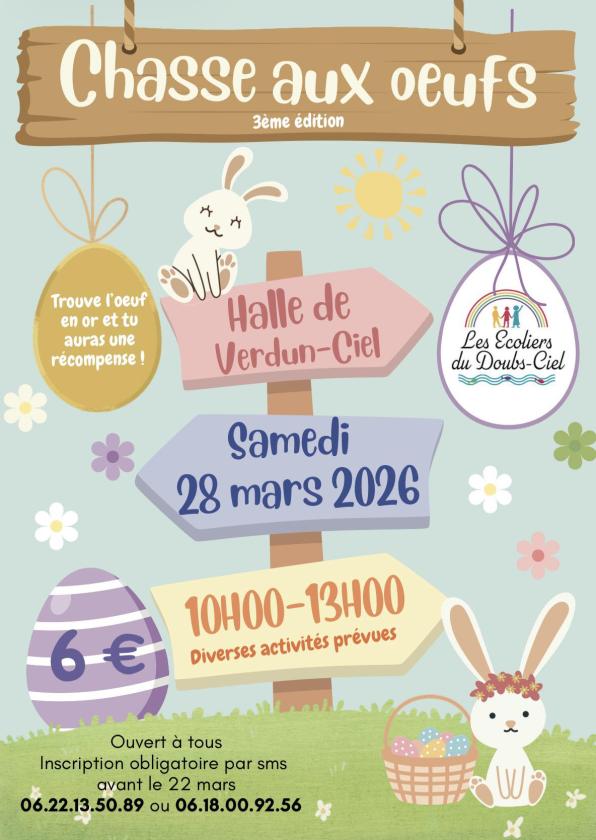 sortie à CIEL, Saône et Loire. CHASSE AUX OEUFS Sortir à CIEL(Saône et Loire). CIEL.