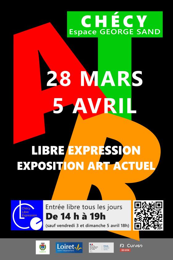 sortie à CHECY, Loiret. LIBRE EXPRESSION ART ACTUEL Sortir à CHECY(Loiret). CHECY.