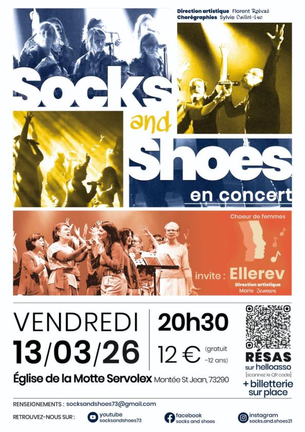 sortie à LA MOTTE SERVOLEX, Savoie. CONCERT DES SOCKS AND SHOES AVEC ELLEREV Sortir à LA MOTTE SERVOLEX(Savoie). LA MOTTE SERVOLEX.
