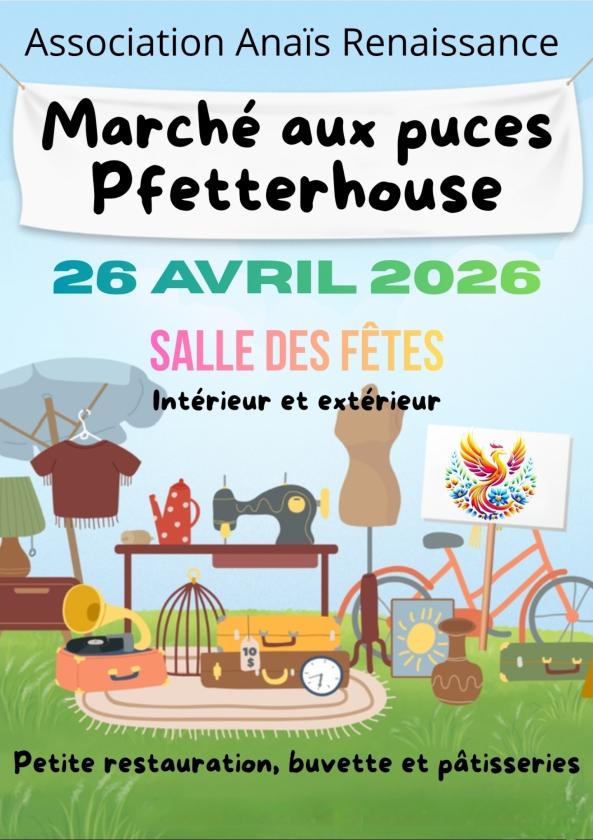 sortie à PFETTERHOUSE, Haut Rhin. PUCES PFETTERHOUSE Sortir à PFETTERHOUSE(Haut Rhin). PFETTERHOUSE.