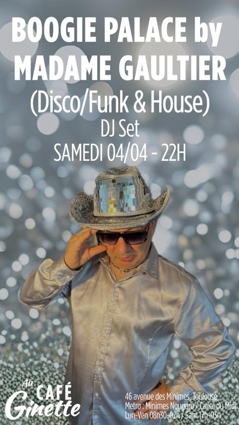 sortie à TOULOUSE, Haute Garonne. BOOGIE PALACE BY MME GAULTIER Sortir à TOULOUSE(Haute Garonne). TOULOUSE.