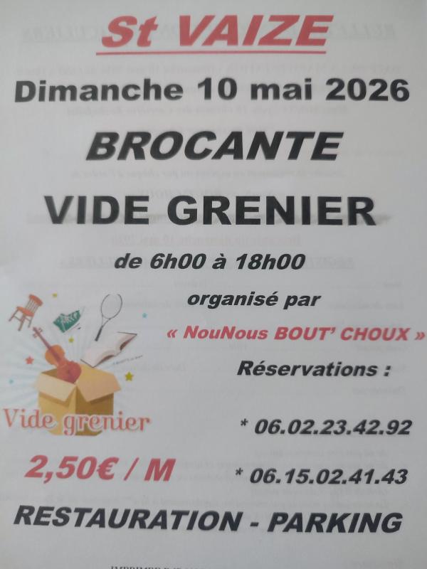 sortie à ST VAIZE, Charente Maritime. BROCANTE Sortir à ST VAIZE(Charente Maritime). ST VAIZE.
