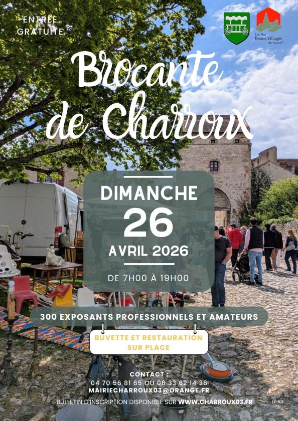 Sortir &agrave; CHARROUX(Allier). CHARROUX.