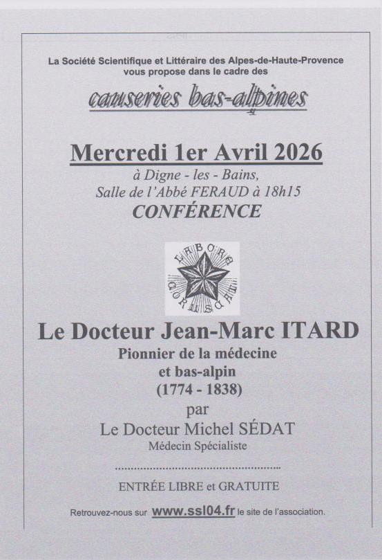 sortie à DIGNE LES BAINS, Alpes de Hte Provence. CAUSERIES BAS-ALPINES Sortir à DIGNE LES BAINS(Alpes de Hte Provence). DIGNE LES BAINS.