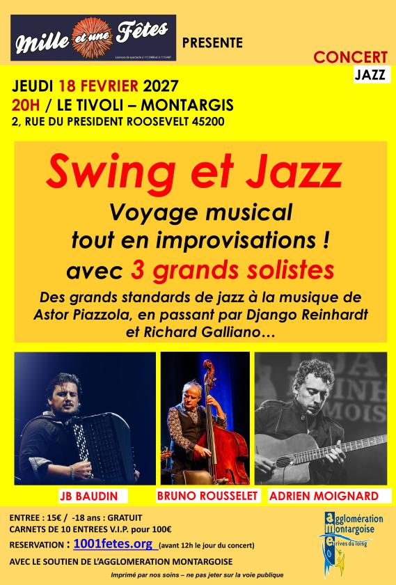 sortie à MONTARGIS, Loiret. SWING ET JAZZ Sortir à MONTARGIS(Loiret). MONTARGIS.