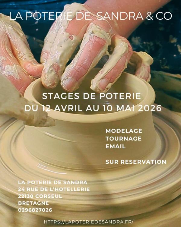 sortie à CORSEUL, Côtes d'Armor. ATELIER DE POTERIE VACANCES D'AVRIL ET PONT DE MAI Sortir à CORSEUL(Côtes d'Armor). CORSEUL.