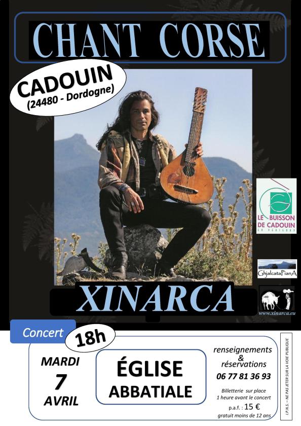 sortie à CADOUIN, Dordogne. XINARCA, CHANT ET CISTRE CORSES Sortir à CADOUIN(Dordogne). CADOUIN.