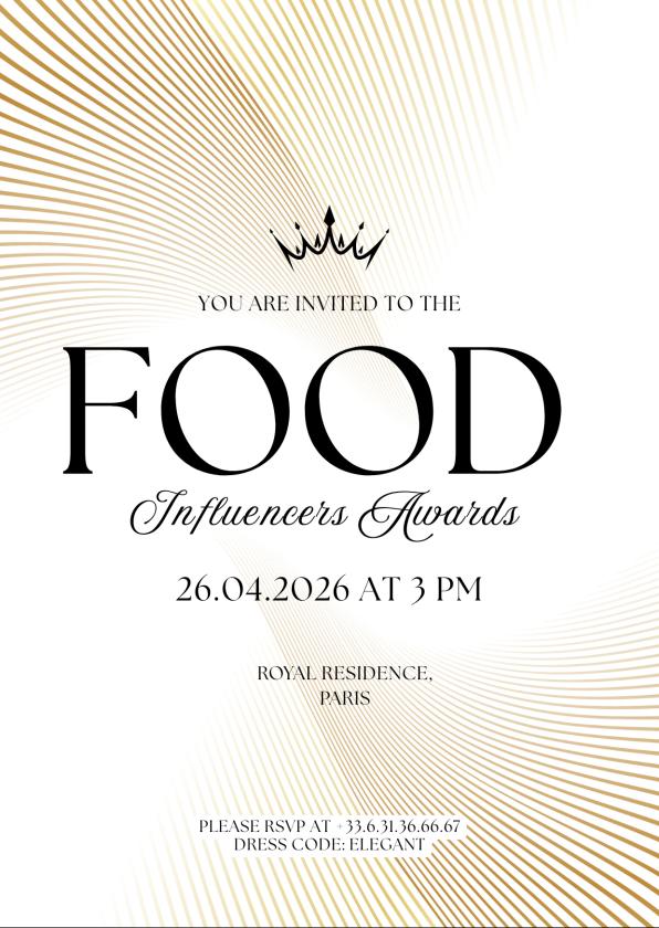 sortie à PARIS, Paris. FOOD INFLUENCERS AWARDS Sortir à PARIS(Paris). PARIS.