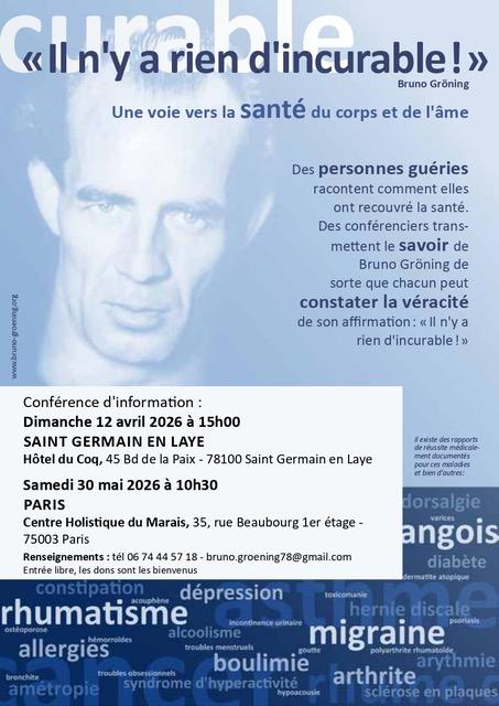 sortie à ST GERMAIN EN LAYE, Yvelines. " UN CHEMIN VERS LA SANTE DU CORPS ET DE L'ÂME " Sortir à ST GERMAIN EN LAYE(Yvelines). ST GERMAIN EN LAYE.