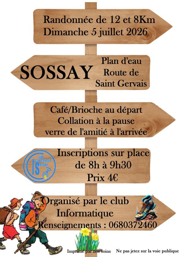 Sortir &agrave; SOSSAY(Vienne). SOSSAY.