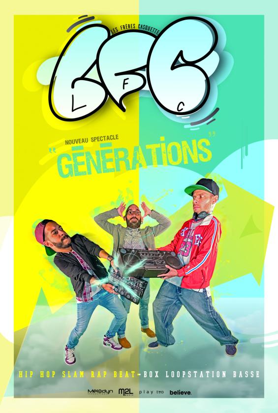 sortie à WATTRELOS, Nord. GENERATIONS, CONCERT DES FRÈRES CASQUETTE Sortir à WATTRELOS(Nord). WATTRELOS.