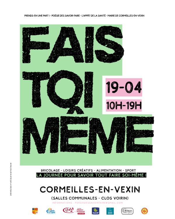 sortie à CORMEILLES EN VEXIN, Val d'oise. FESTOCH'FAIS TOI MEME Sortir à CORMEILLES EN VEXIN(Val d'oise). CORMEILLES EN VEXIN.