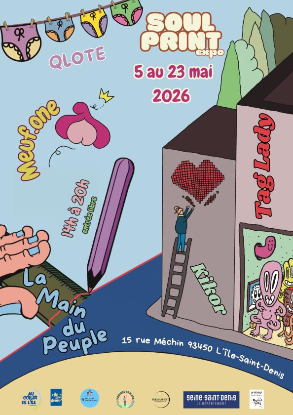 sortie à L ILE ST DENIS, Seine Saint Denis. SOUL PRINT EXPO Sortir à L ILE ST DENIS(Seine Saint Denis). L ILE ST DENIS.