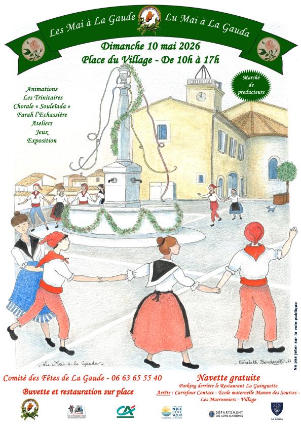 Sortir &agrave; LA GAUDE(Alpes Maritimes). LA GAUDE.