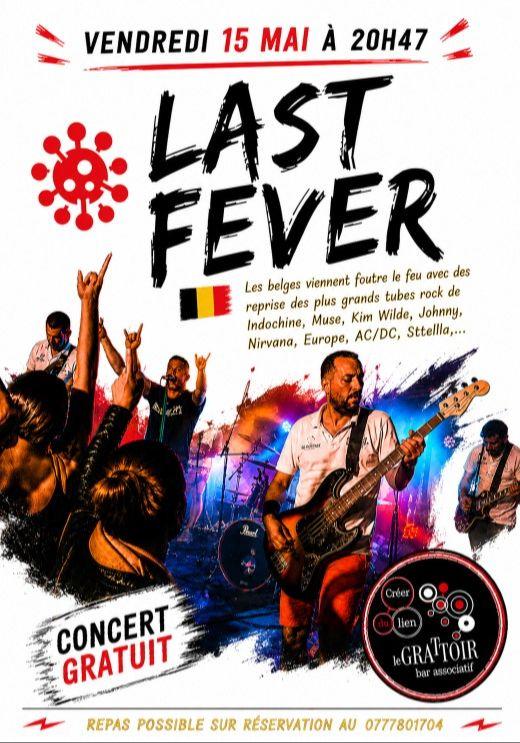 sortie à GERARDMER, Vosges. CONCERT LAST FEVER Sortir à GERARDMER(Vosges). GERARDMER.