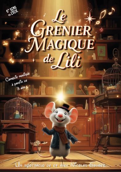 sortie à AVIGNON, Vaucluse. LE GRENIER MAGIQUE DE LILI - CINEVOX THÉÂTRE - OF Sortir à AVIGNON(Vaucluse). AVIGNON.