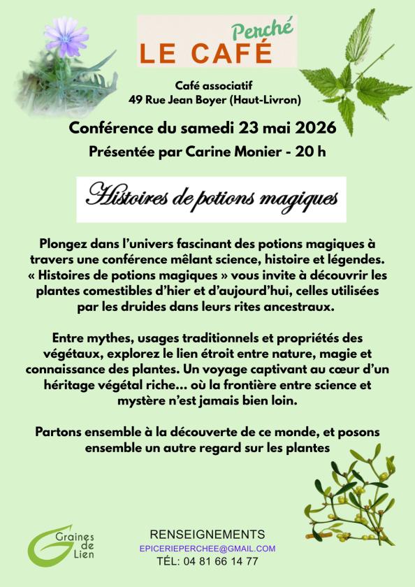 sortie à LIVRON SUR DROME, Drôme. HISTOIRES DE POTIONS MAGIQUES Sortir à LIVRON SUR DROME(Drôme). LIVRON SUR DROME.